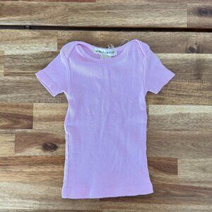Misha & Puff NEWBORN top Shirt Pink Organic Cotton Short Sleeve.